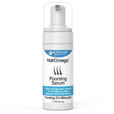 DrFormulas HairOmega Foaming Serum &mdash; піна від випадіння волосся з міноксидилом 2% та DHT-блокаторами, 118 мл 10 фото